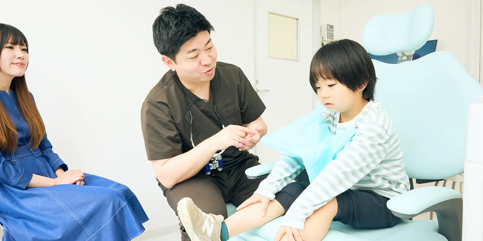 初めて歯科に来院される保護者の方へ